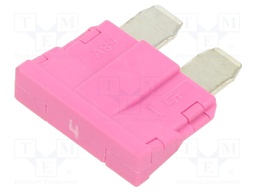 Fuse: fuse; 4A; 250VAC; 58VDC; automotive; 19mm