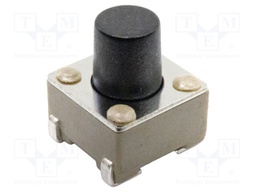 Microswitch TACT; SPST-NO; Pos: 2; 0.05A/12VDC; SMT; none; 1.6N