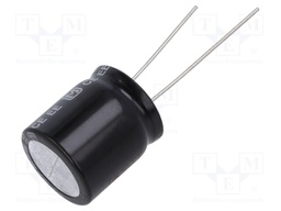 Capacitor: electrolytic; THT; 33uF; 450VDC; Ø18x20mm; ±20%; 10000h