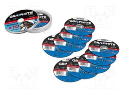 Cutting wheel; Ø: 125mm; Øhole: 22.22mm; Disc thick: 1mm; 10pcs.