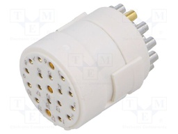 Connector: M23; contact insert; PIN: 19(3+16); female