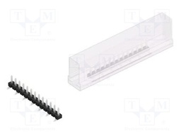 Connector: pin strips; pin header; male; PIN: 13; 2.54mm; SMT; 1x13