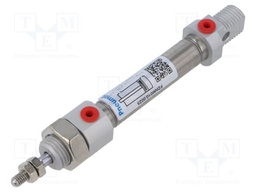 Round cylinder; Piston diam: 10mm; Piston stroke: 25mm; 1÷10bar