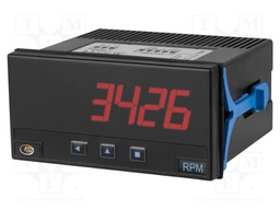 Meter: counter; digital,programmable; on panel; LED; 6 digits