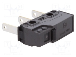 Microswitch SNAP ACTION; without lever; SPDT; 5A/250VAC; ON-(ON)