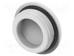 Stopper; polyamide; light grey; IP68; Entrelec; Gland: PG13,5; 6mm