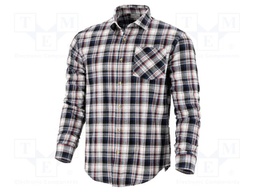 Shirt; Size: XL; grey-black; flannel; 170g/m2