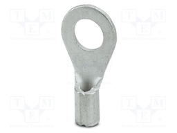Non-insulated; Body: silver; Tip: ring