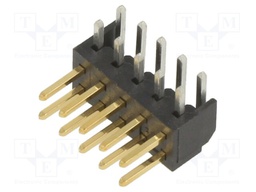 MGrid Hdr D.R. RA .38AuLF 10Ckt