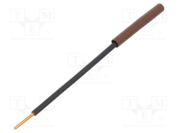 Probe tip; 32A; 1kV; brown; Tip diameter: 1.8mm; Socket size: 4mm