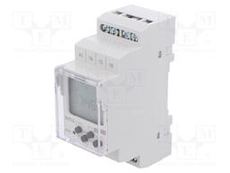 Programmable time switch; Range: 1 year; SPDT; 230VAC; DIN