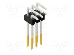 Connector: pin strips; pin header; male; PIN: 6; 2.54mm; THT; 2x3