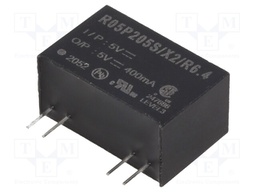 Converter: DC/DC; 2W; Uin: 4.5÷5.5V; Uout: 5VDC; Iout: 400mA; SIP7