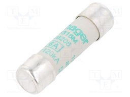 Fuse: fuse; aM,time-lag; 16A; 500VAC; cylindrical,industrial