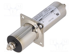 Filter: anti-interference; 250VAC; Cy: 2x 0,1uF; 25A; Ø37.5x109mm