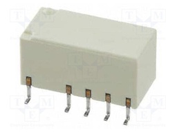 Relay: electromagnetic; DPDT; Ucoil: 12VDC; 0.5A/125VAC; 2A/30VDC