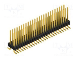 Connector: pin strips; pin header; male; PIN: 50; 1.27mm; SMT; 2x25