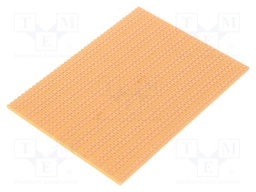 Board: universal; single sided,prototyping; W: 75mm; L: 100mm