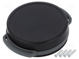 Enclosure: multipurpose; Z: 13mm; black; V: with holder; Ø: 47mm