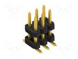 Connector: pin strips; pin header; male; PIN: 6; 2mm; SMT; 2x3; 100V