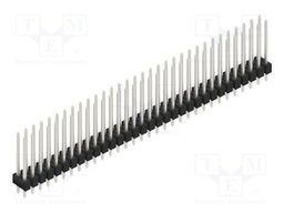 Connector: pin strips; pin header; male; PIN: 64; 2.54mm; THT; 2x32