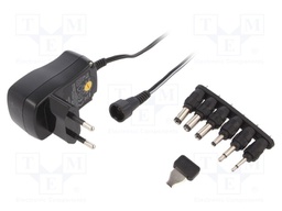Power supply: switched-mode; universal; 0.6A; Case: plug; Plug: EU