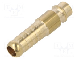 Plug-in nozzle; with bushing; Mat: brass; Connection: 9mm
