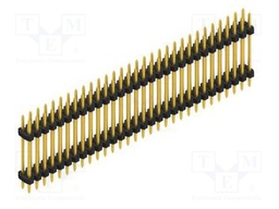 Connector: pin strips; pin header; male; PIN: 60; 2mm; THT; 2x30