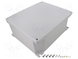 Enclosure: multipurpose; X: 214mm; Y: 264mm; Z: 122mm; aluminium