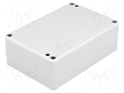 Enclosure: multipurpose; X: 80mm; Y: 120mm; Z: 41mm; ABS; grey; gasket