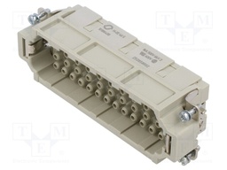 Connector: rectangular; male; EPIC H-EE; PIN: 46; 46+PE; 16A; 500V