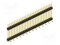 Connector: pin strips; pin header; male; PIN: 28; 2.54mm; SMT; 1x28