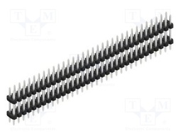 Connector: pin strips; pin header; male; PIN: 66; 2mm; THT; 2x33
