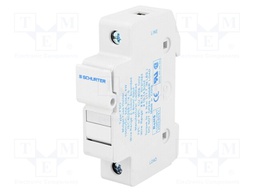 Fuse holder; cylindrical fuses; 10,3x38mm; Mounting: DIN; 30A