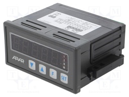 Counter: electronical; 5-digit LED; pulses/flow; SPDT; 230VAC