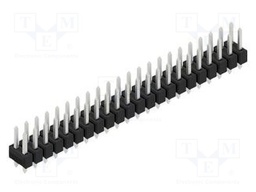 Connector: pin strips; pin header; male; PIN: 44; 2.54mm; THT; 2x22