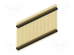 Connector: pin strips; pin header; male; PIN: 58; 2.54mm; THT; 2x29