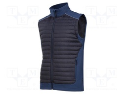 Padded vest; Size: M; black-navy blue; without a hood,furlined