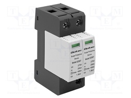Surge arrestor; Type 2; Poles: 2; for DIN rail mounting; -10÷85°C