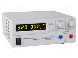 Power supply: laboratory; single-channel,adjustable; 1÷32VDC