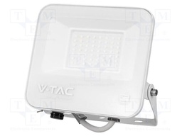 Lamp: LED flood light; 50W; 230VAC; white cold; 115°; 6500K; 25000h