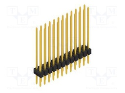 Connector: pin strips; pin header; male; PIN: 24; 2.54mm; THT; 2x12