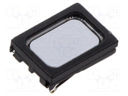 Loudspeaker; miniature; 100mW; 8Ω; 15x11x3.5mm; Sound level: 89dB
