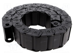 Cable chain; Series: Protection; Bend.rad: 75mm; L: 990mm