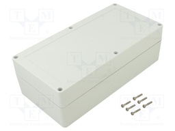 Enclosure: multipurpose; X: 120mm; Y: 240mm; Z: 75mm; ZP; light grey