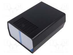 Enclosure: with panel; vented,PCB is fastened in guides; KL