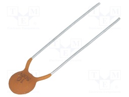 Capacitor: ceramic; 10pF; 500V; NP0; ±10%; THT; 5mm