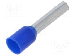 Tip: bootlace ferrule; insulated; copper; 2.5mm2; 12mm; tinned