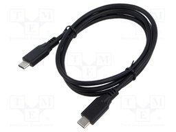 Cable; USB C plug x2; 1m; Core: Cu; PVC; Interface: 480Mbps