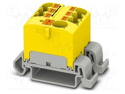 Splice terminal: rail; 32A; 800V; push-in; PA; 0.2÷6mm2; W: 27.9mm